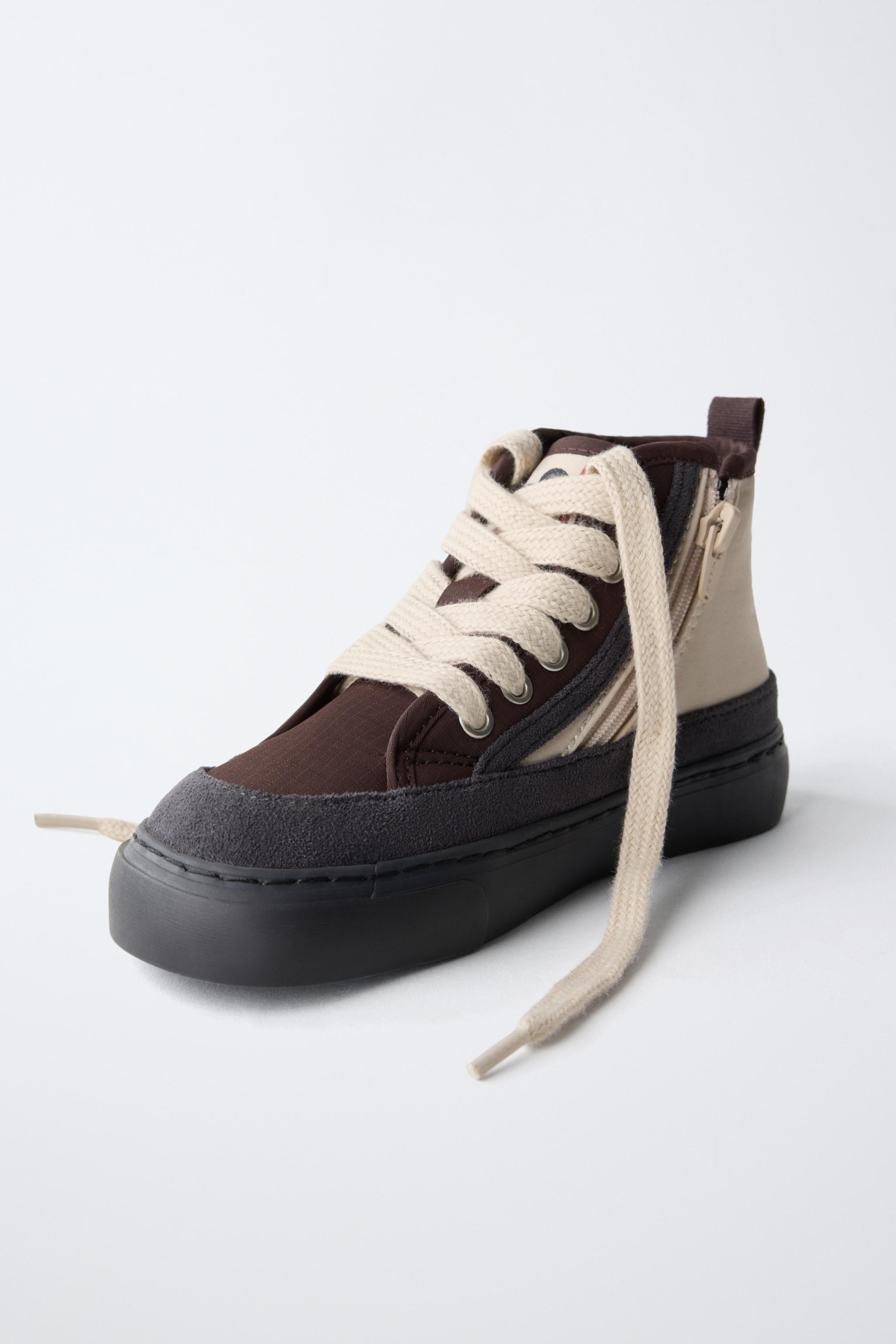 Детские кроссовки Zara MICKEY MOUSE© DISNEY HIGH-TOP SNEAKERS — фото 3