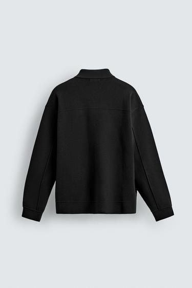 ZIP-UP KNIT CARDIGAN - Black by Zara - Image 7