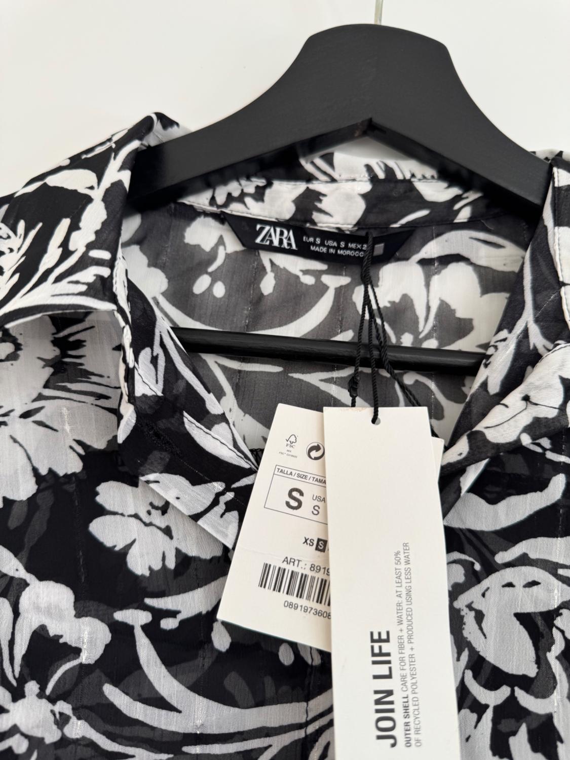 PRINTED RUFFLED SHIRT - Image 2