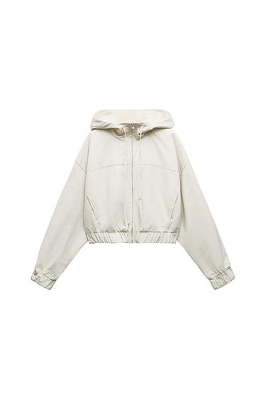 CROP HOODED JACKET