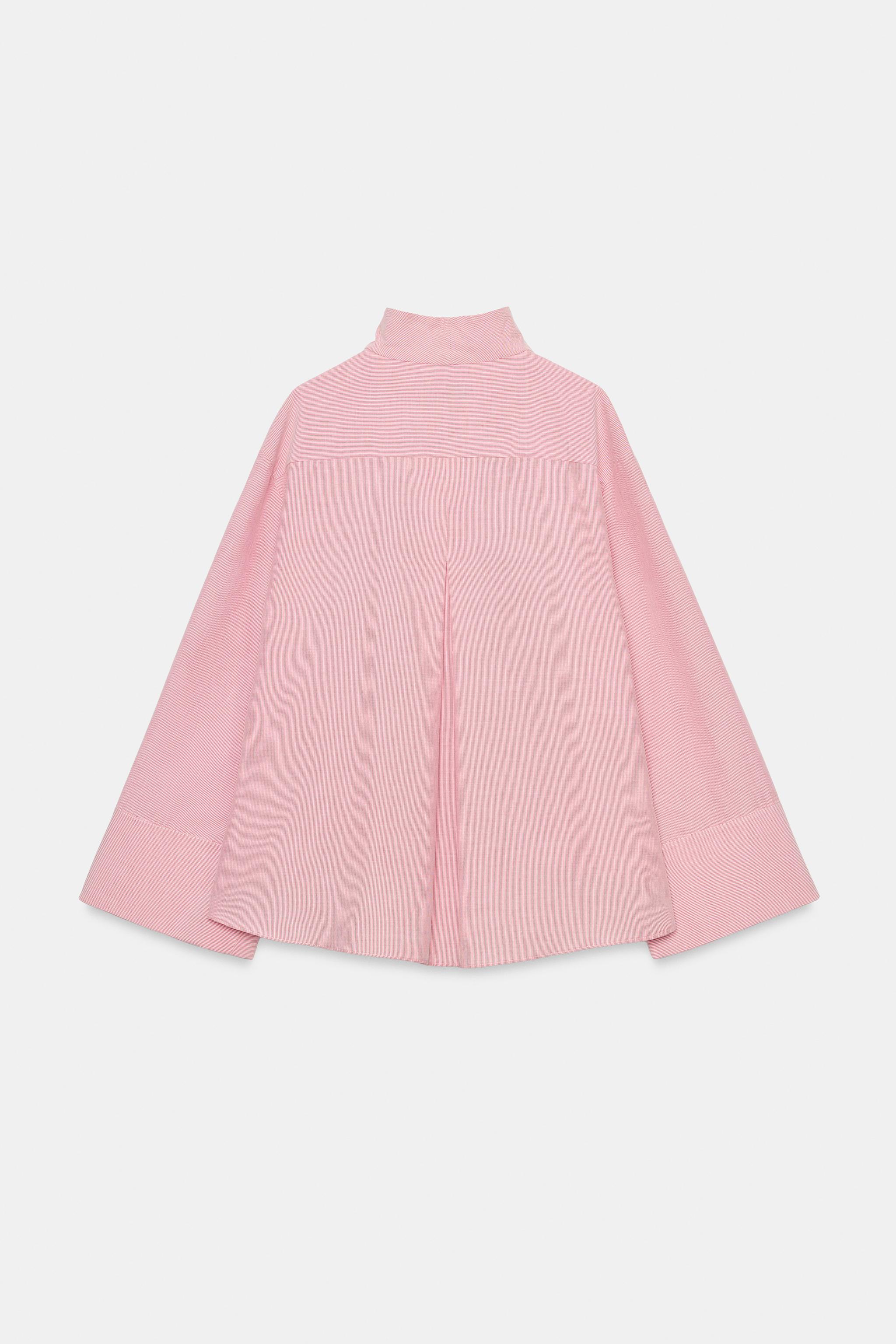 ZW COLLECTION STRIPED BIB SHIRT