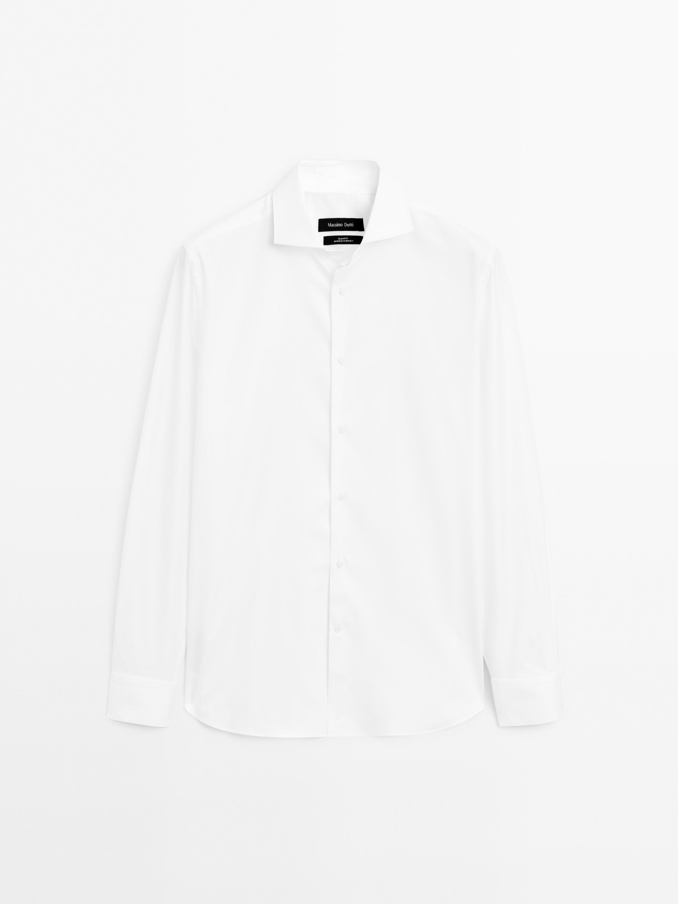 Chemise slim 100 % coton