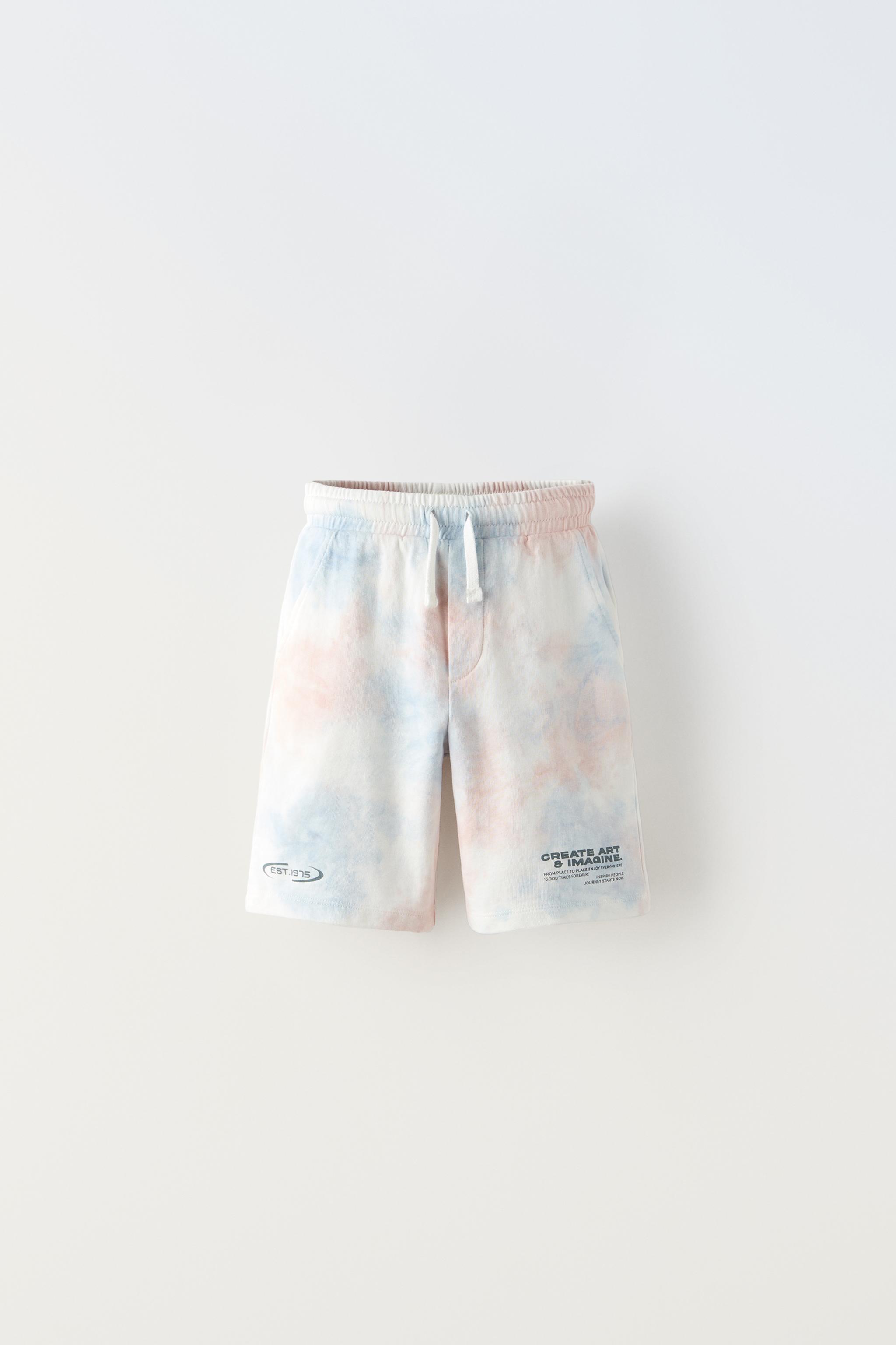 PLUSH TIE DYE SHORTS