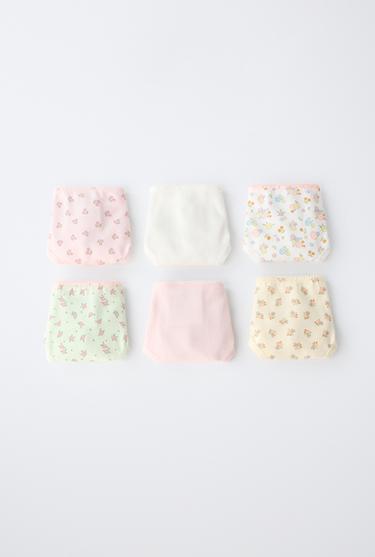 1 1/2-6 AÑOS/ PACK SEIS BRAGUITAS ESTAMPADO FLORES - Multicolor de Zara - Imagen 0