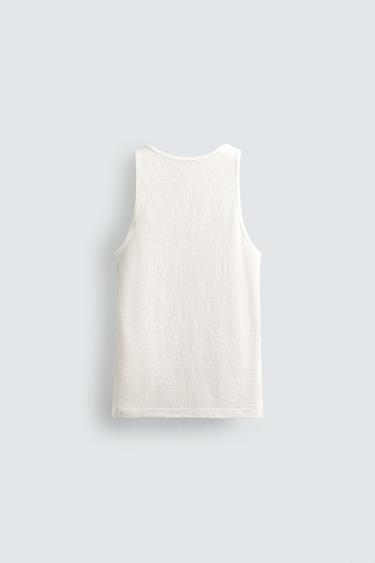 TANK TOP - White by Zara - Image 7