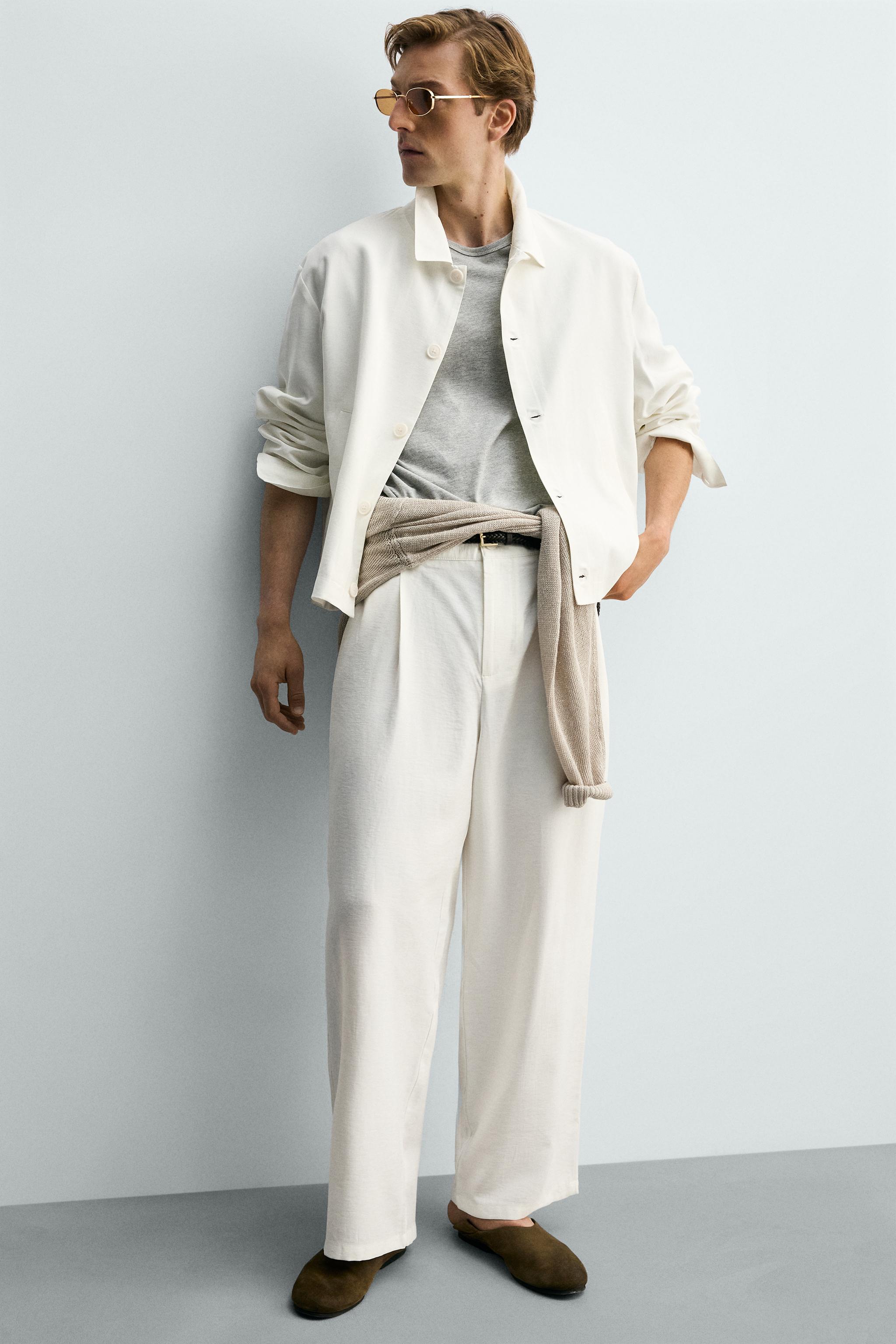 PANTALON FLUIDE À PLIS