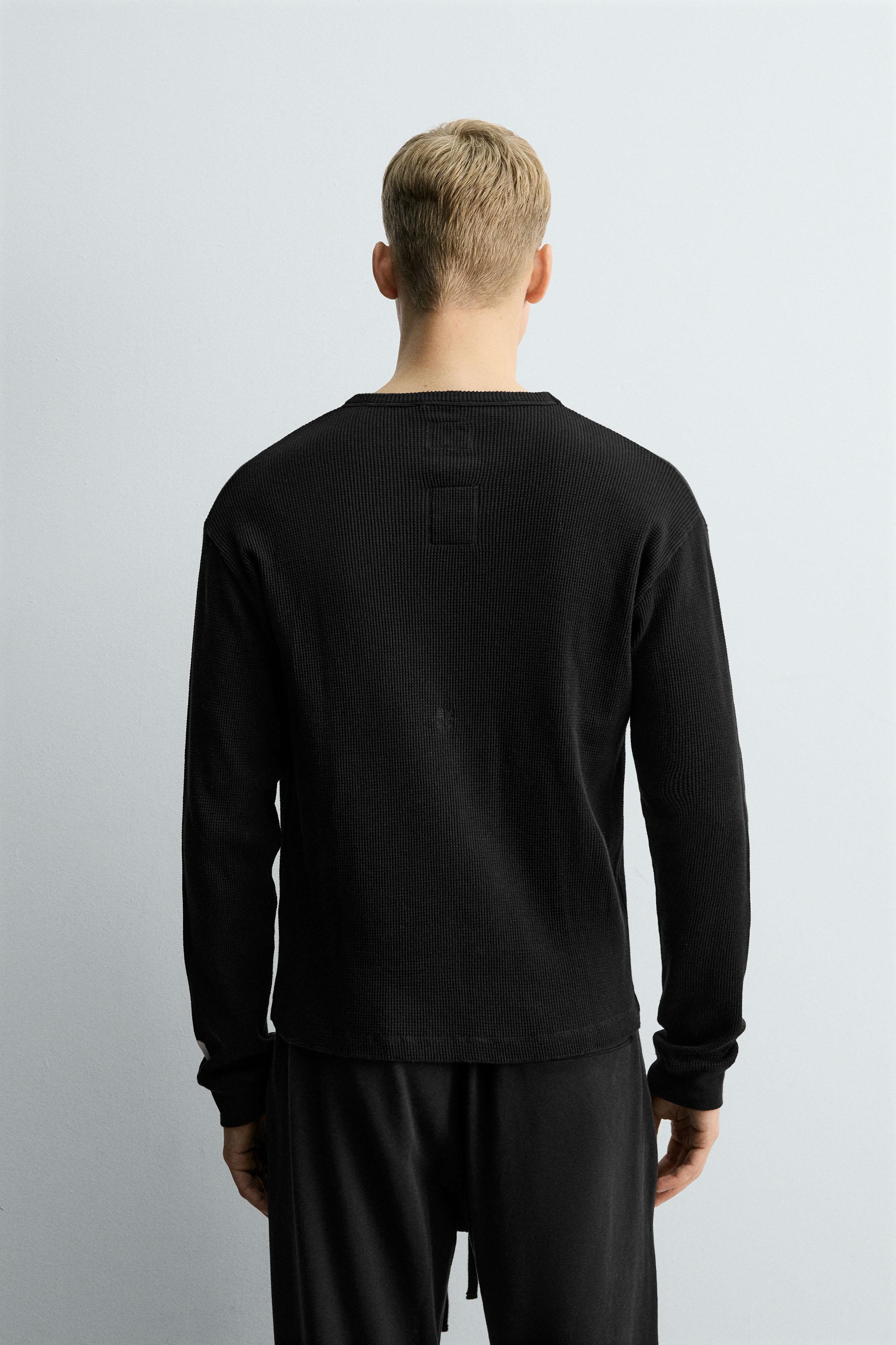 WAFFLE KNIT T-SHIRT X SR_A