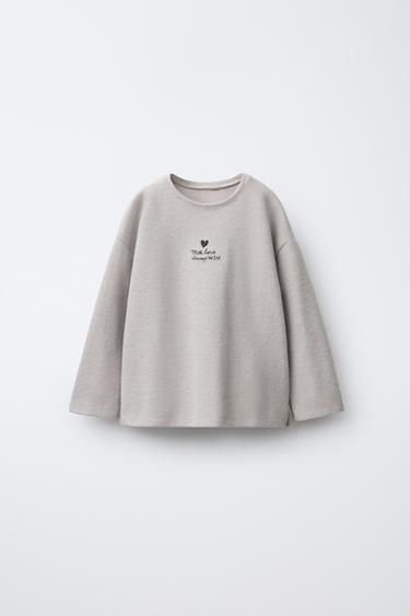 CAMISETA SOFT TOUCH BORDADO - Arena / Vigoré de Zara