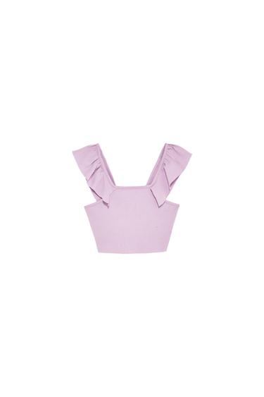 SHORT FRILLED TOP