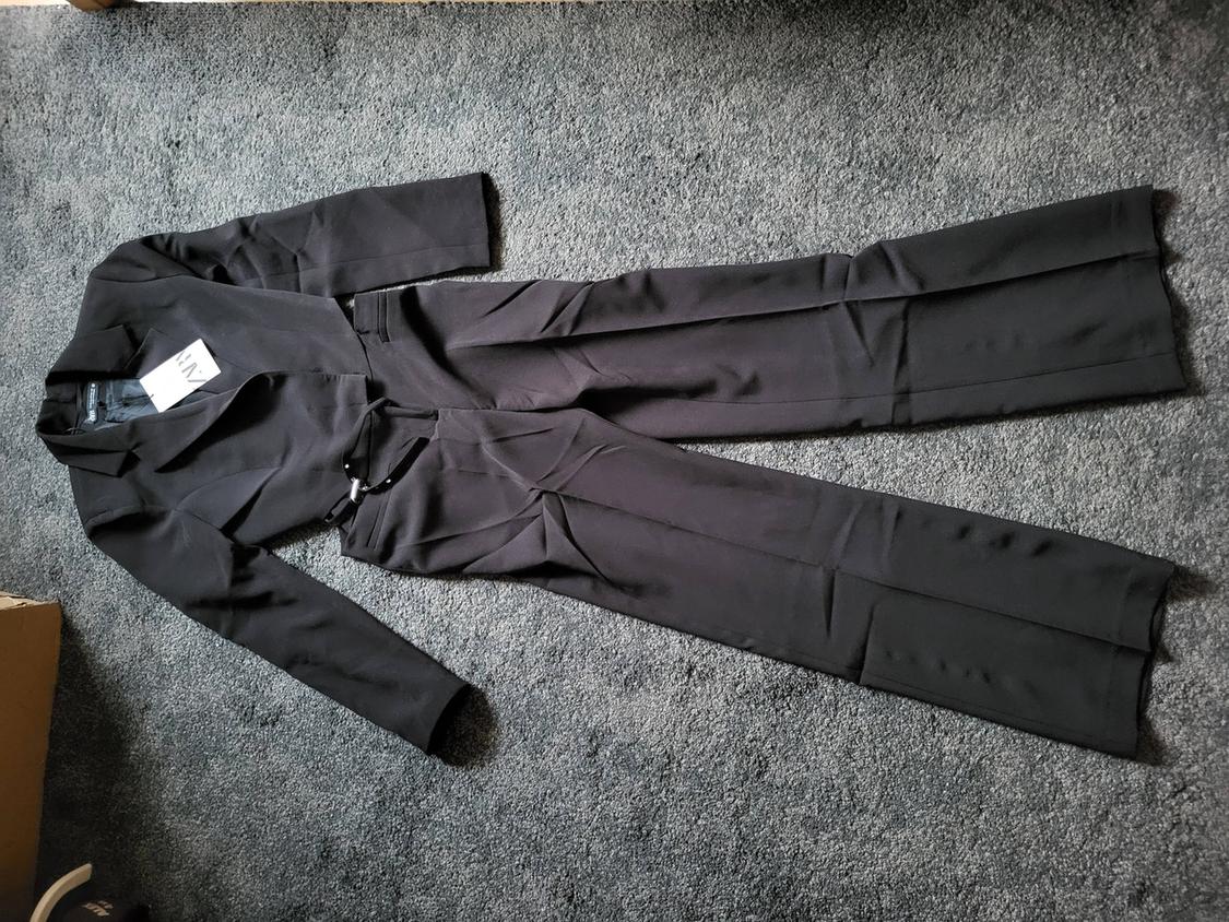 CUT-OUT BLAZER JUMPSUIT WITH SIDE BUCKLE - Image 5