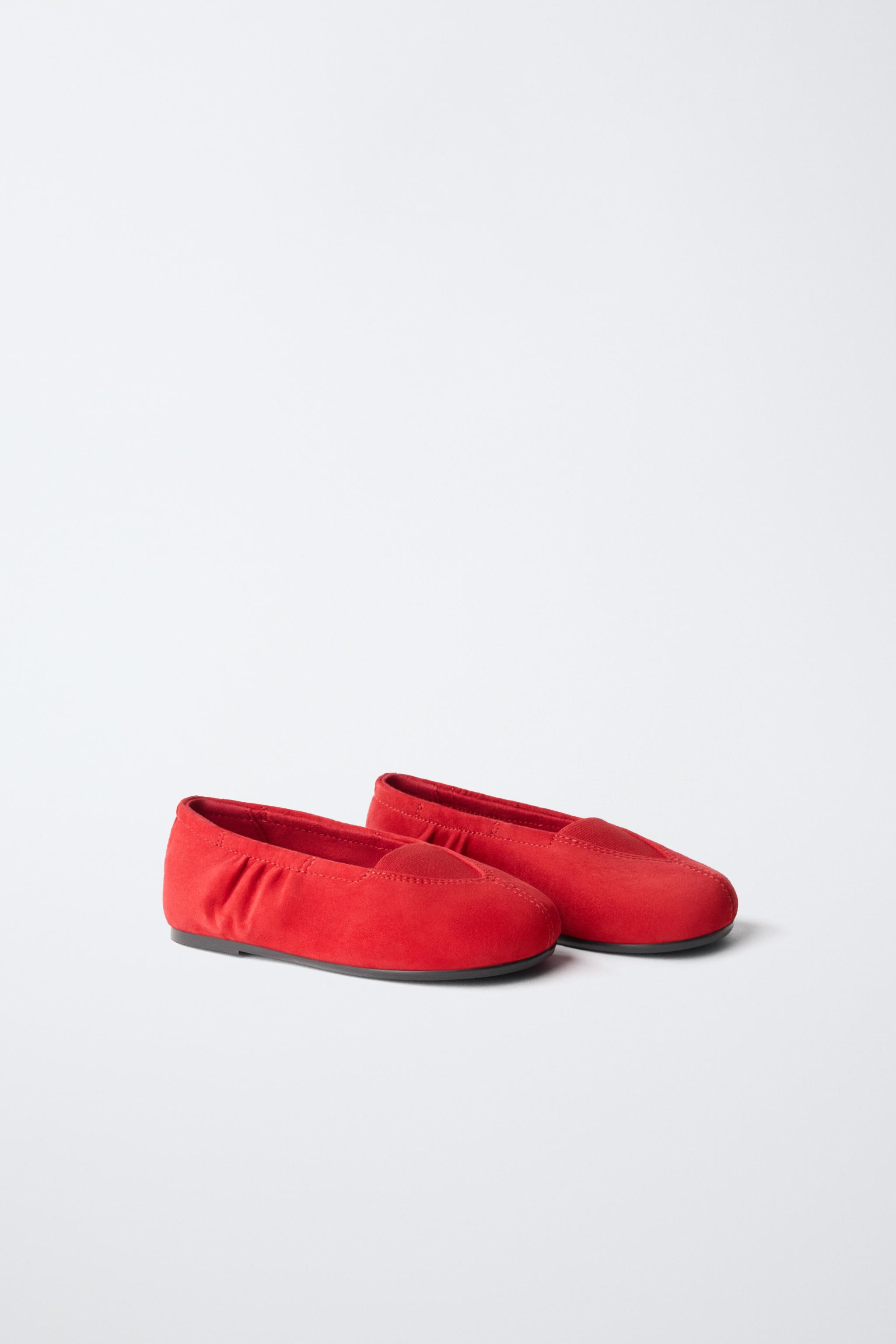 BALLERINES EN CUIR FRUIT OF THE LOOM™