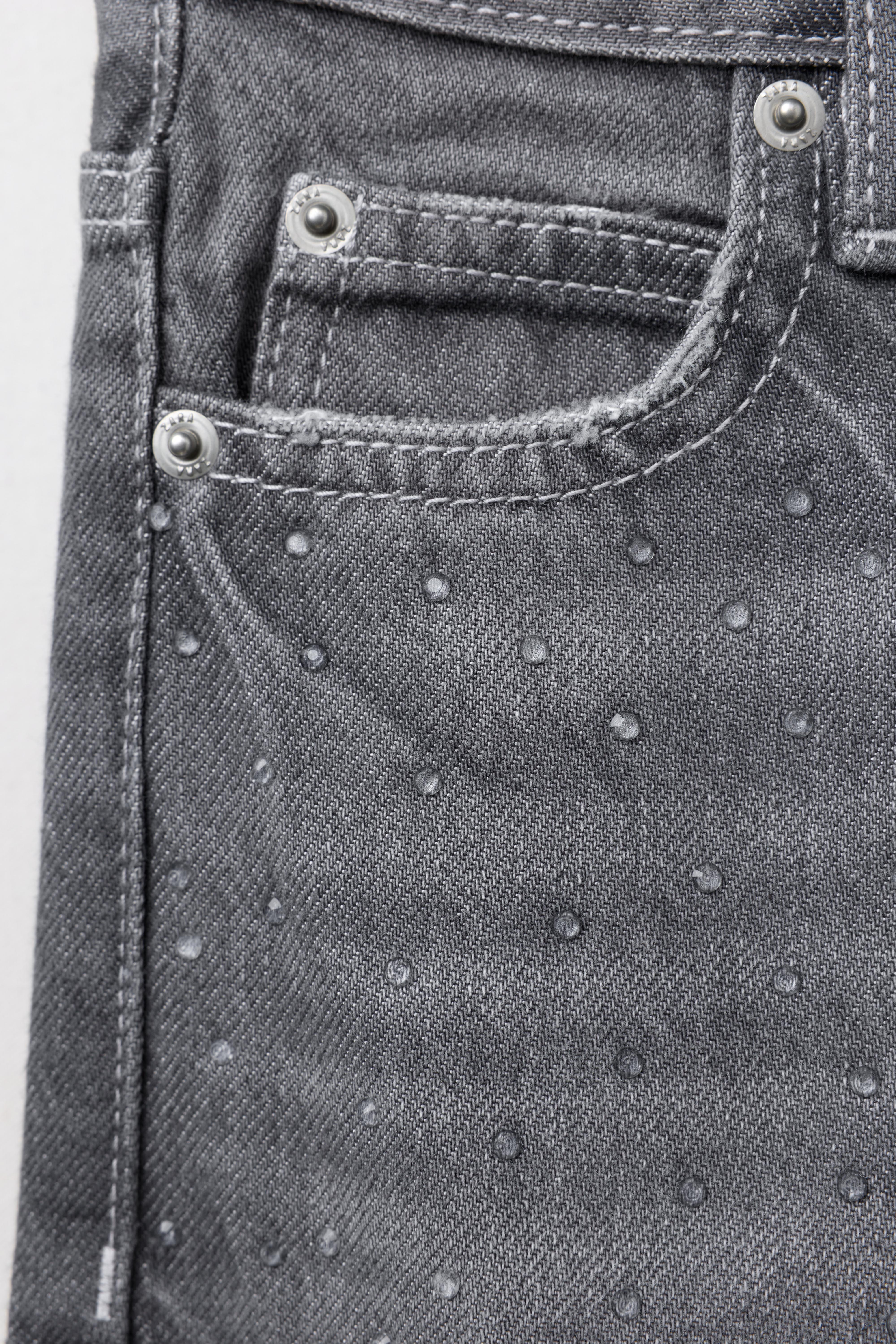 SPARKLY WIDE LEG JEANS