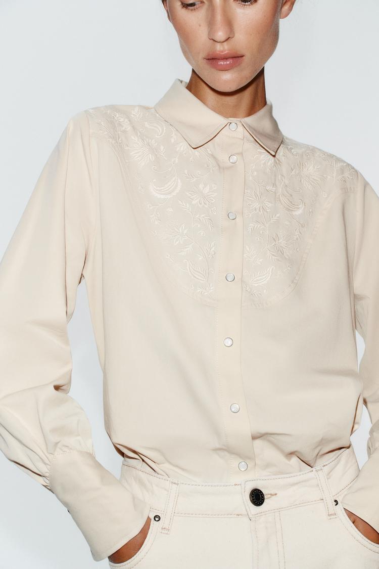 CAMISA BORDADOS FLORES