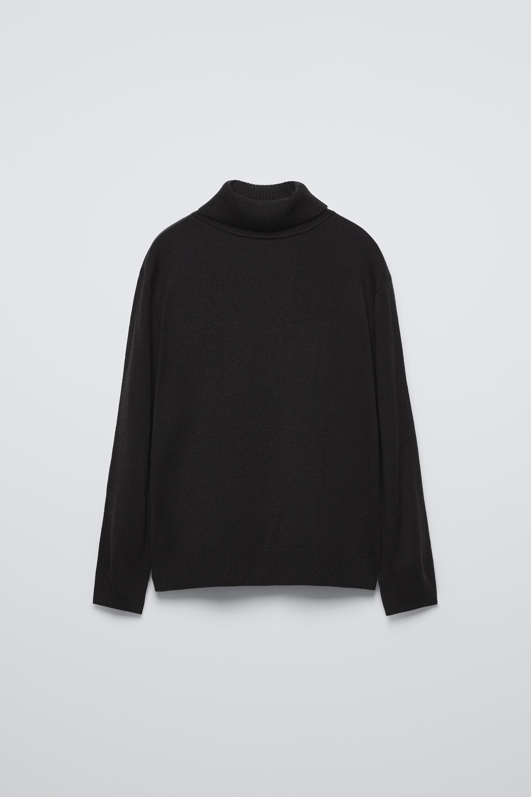 Roll neck jumper zara on sale