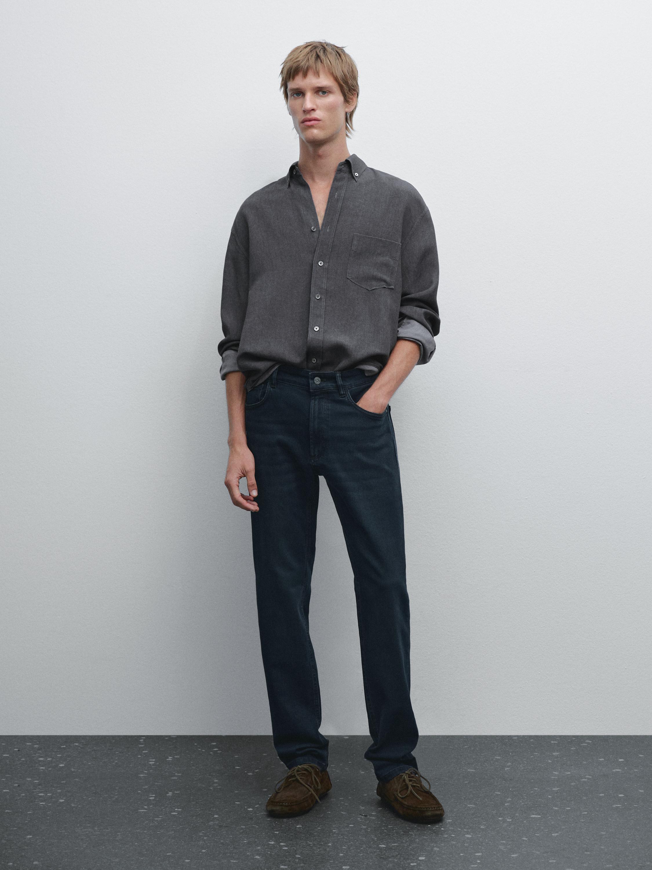 Lightweight slim fit jeans