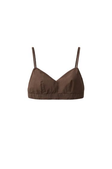 TOP POPELINE CREATED BY CARAMEL LONDON X ZARA - Braun von Zara