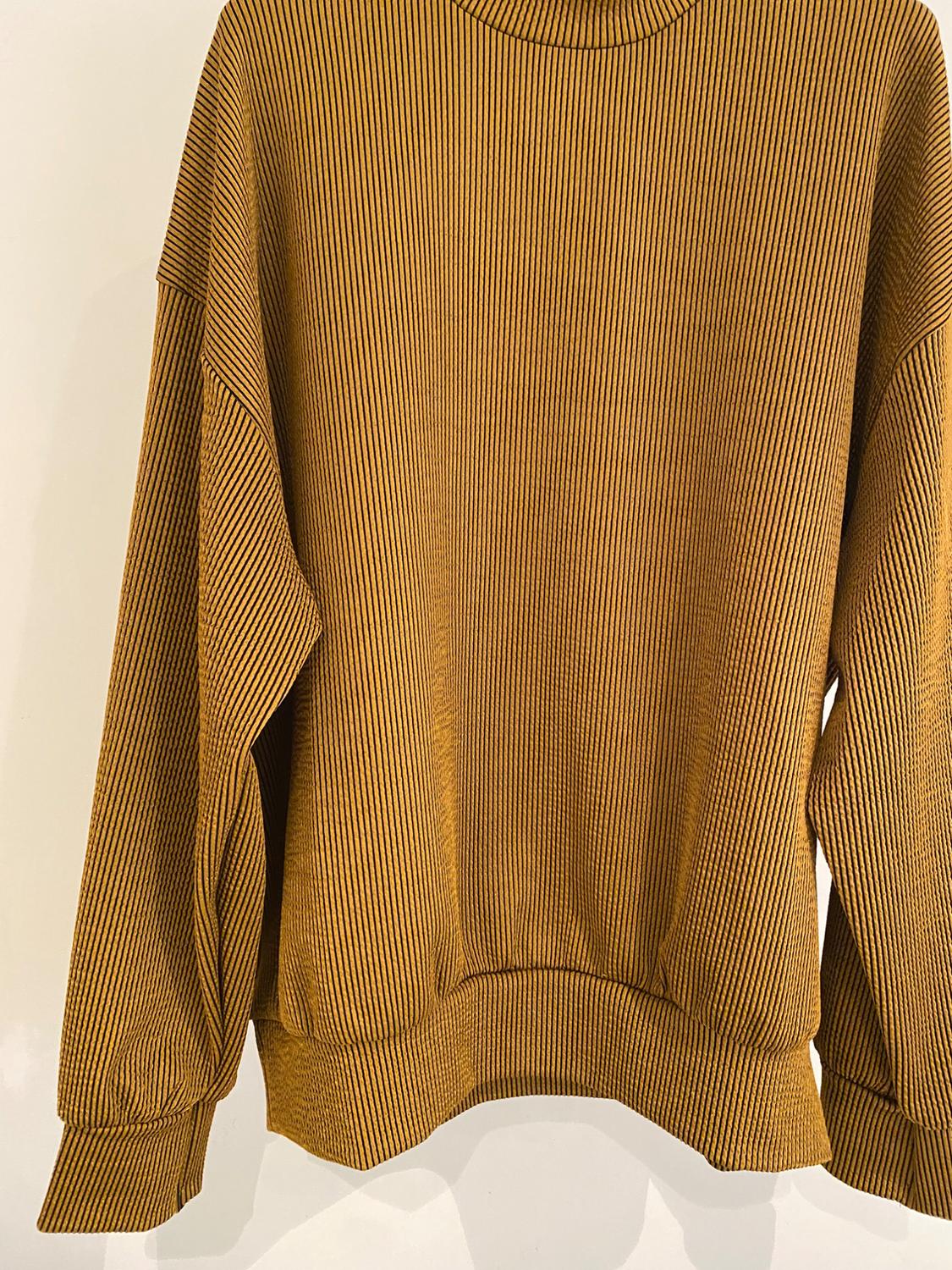 STRIPED JACQUARD SWEATSHIRT - Image 3