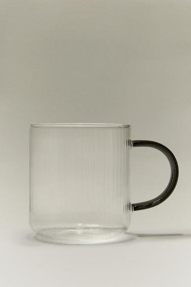 BOROSILICATE GLASS MUG - Grey by Zara