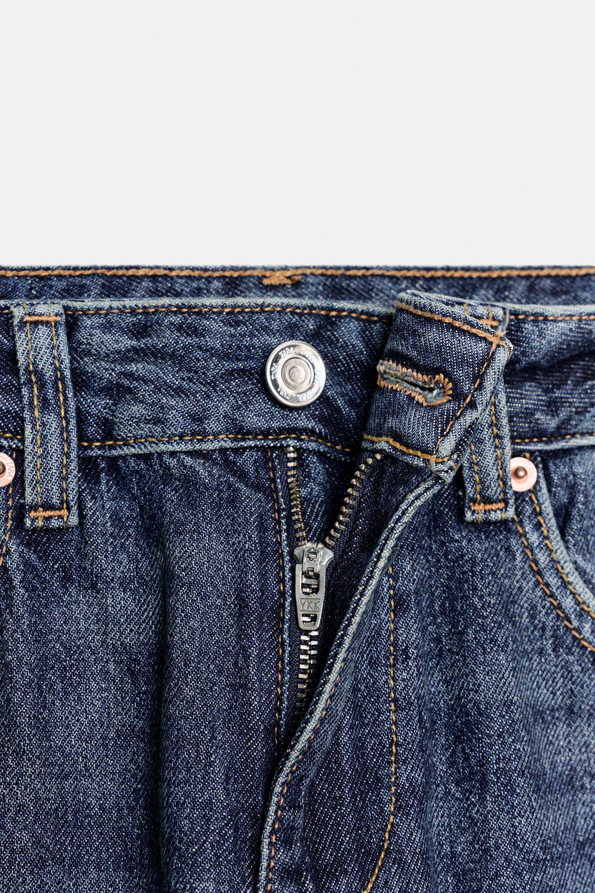 Z1975 HIGH-WAISTED WIDE LEG CROPPED JEANS