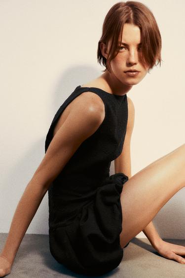 SHORT FULL DRESS - Black by Zara