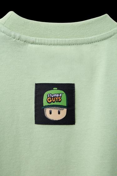 CAMISETA ESTAMPADA STUMBLE GUYS ™ © SCOPELY - Verde claro de Zara
