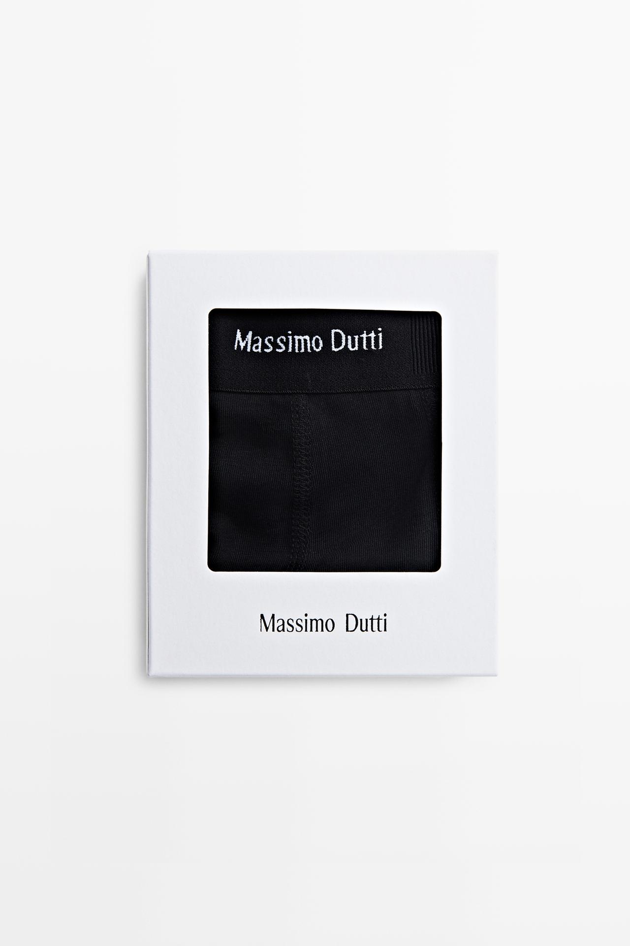 Boxers with logo waistband — Black