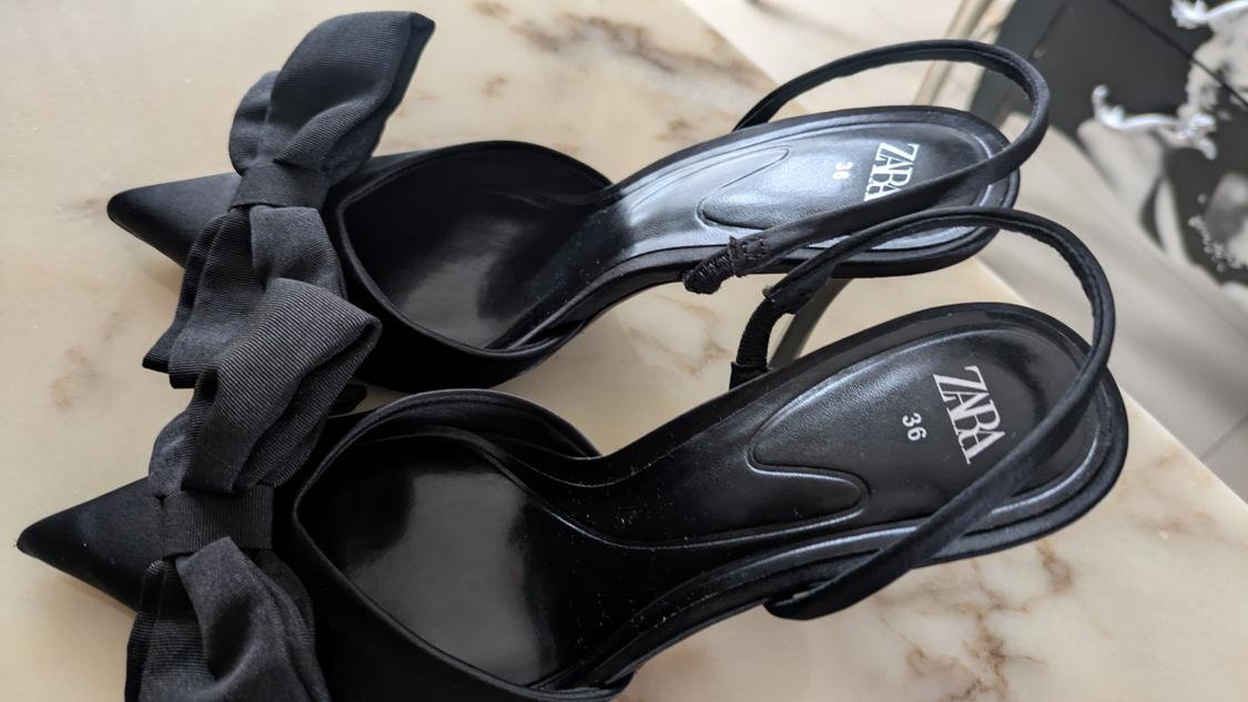 HIGH HEEL SHOES WITH BOW DETAIL - Image 2