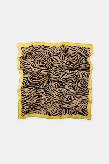 LENÇO MODAL COM ESTAMPA ANIMAL - Zebra da Zara