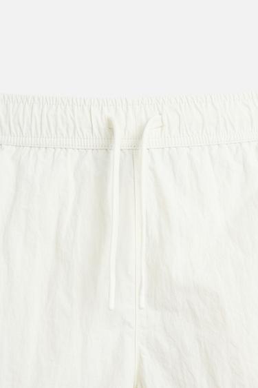 WAVY LONG SWIMMING TRUNKS - Ecru by Zara - Image 2
