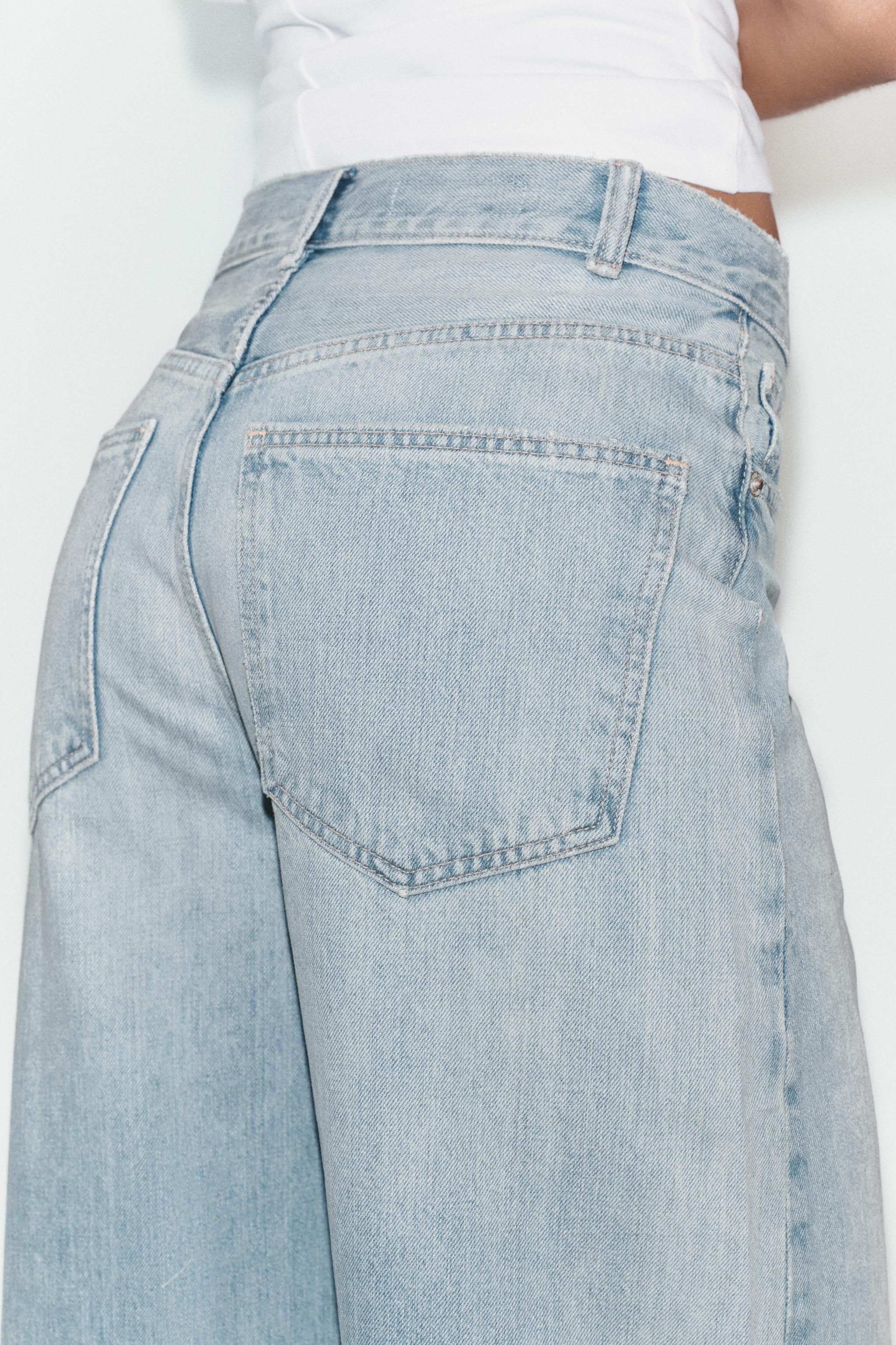 TRF EXTRA WIDE LEG HIGH WAIST JEANS