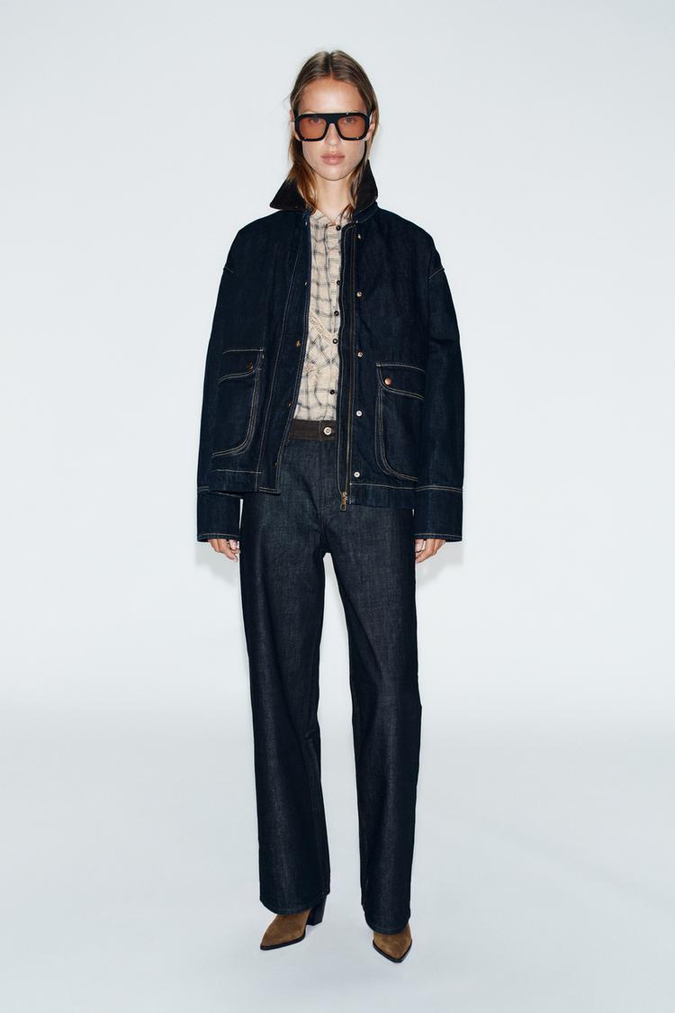 Chaqueta z1975 denim cuello pana