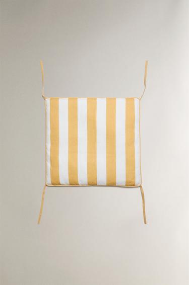 STRIPED ARMCHAIR BACK CUSHION - striped by Zara