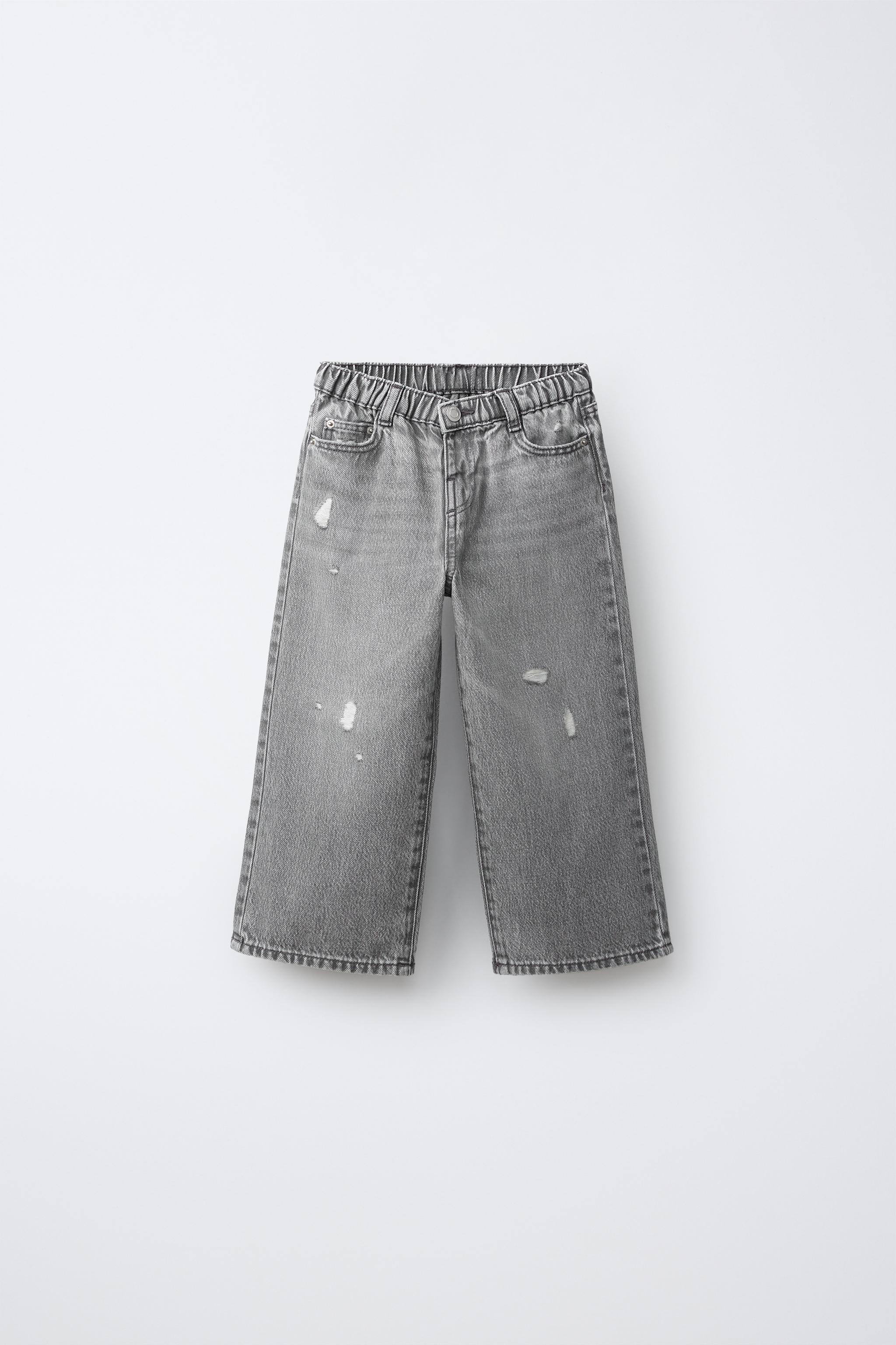 Детские джинсы Zara STAR AND HEART WIDE LEG JEANS — фото 2