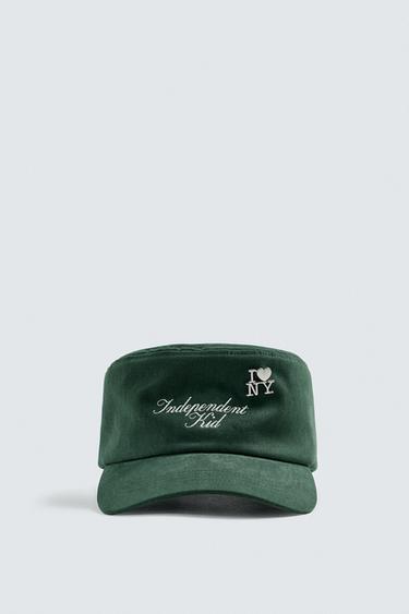 I LOVE NEW YORK ® PIN CAP - Green by Zara - Image 1