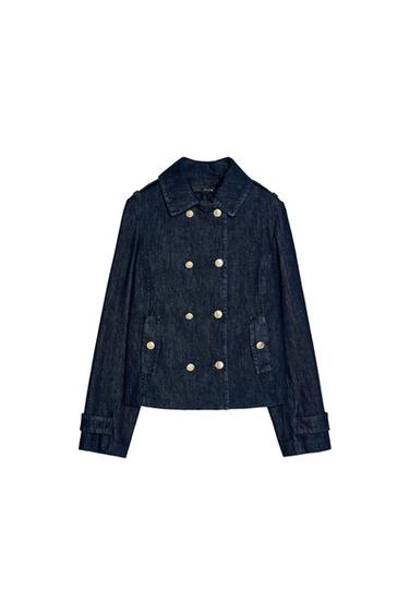 CHAQUETA CRUZADA DENIM