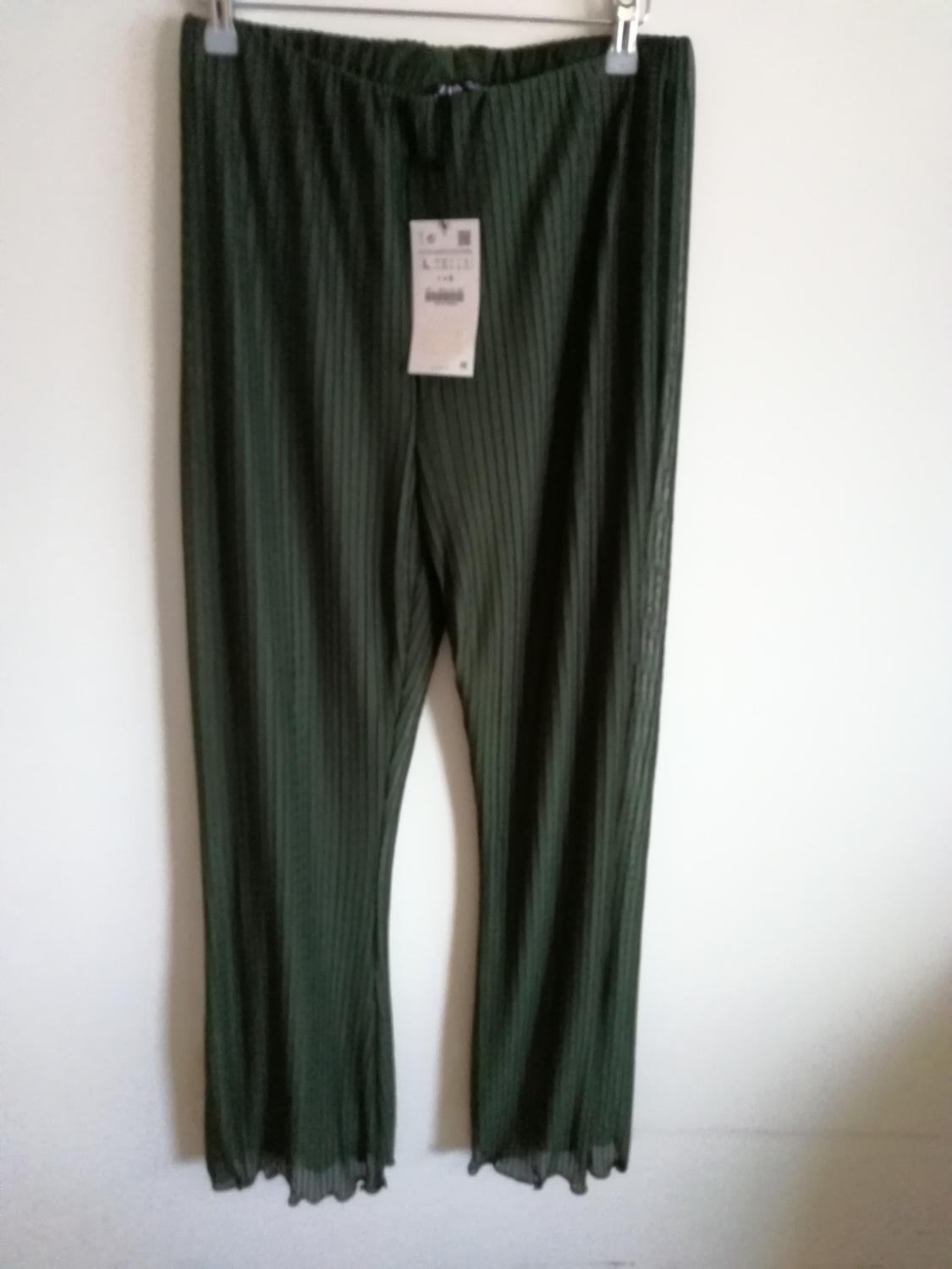 FLARED PLEATED TROUSERS - Image 2