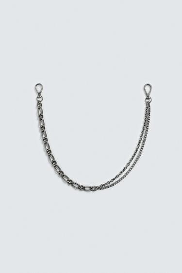 Zara 金屬鑰匙圈 - 銀色 - 圖片 0