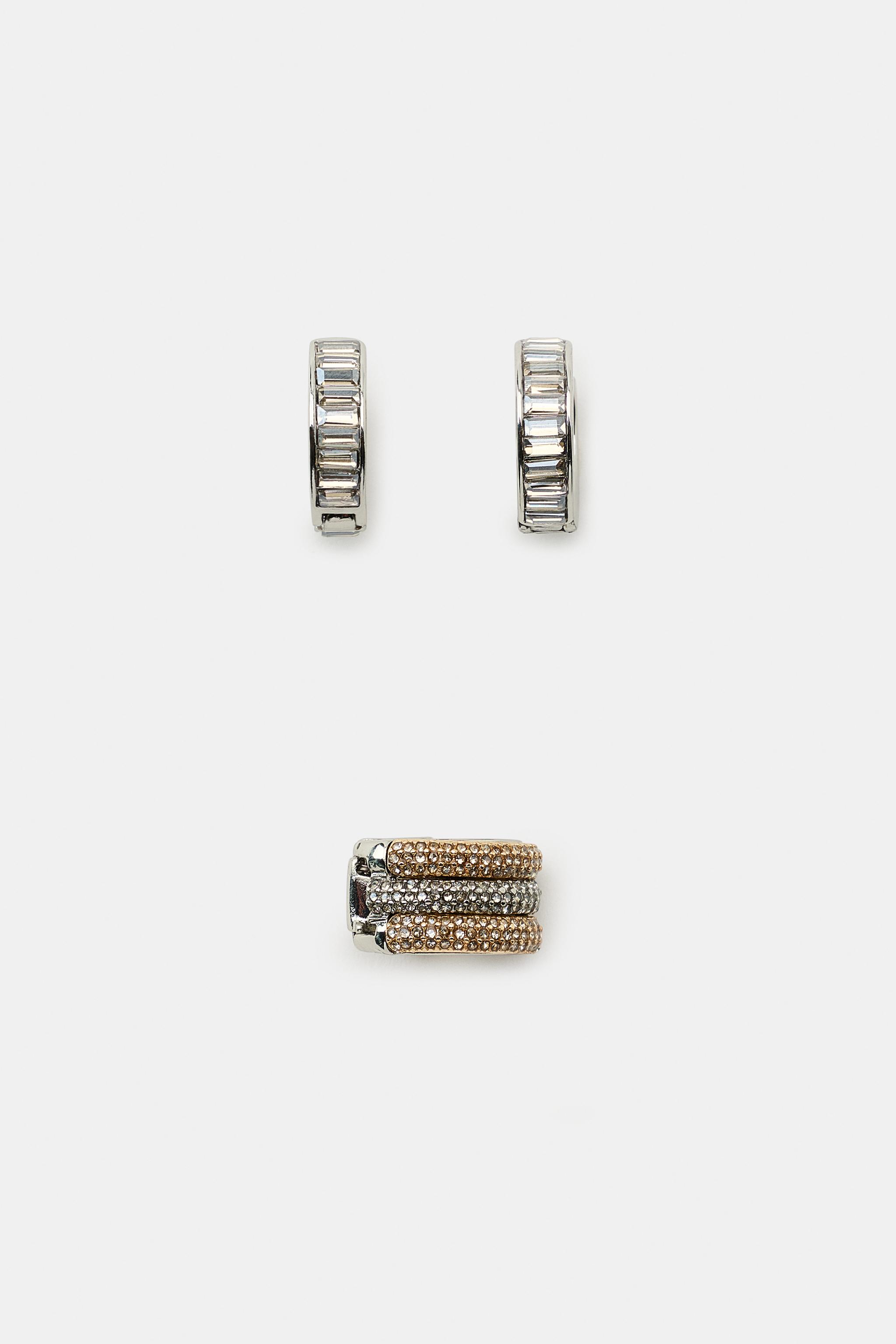 RHINESTONE EAR CUFF EARRING PACK