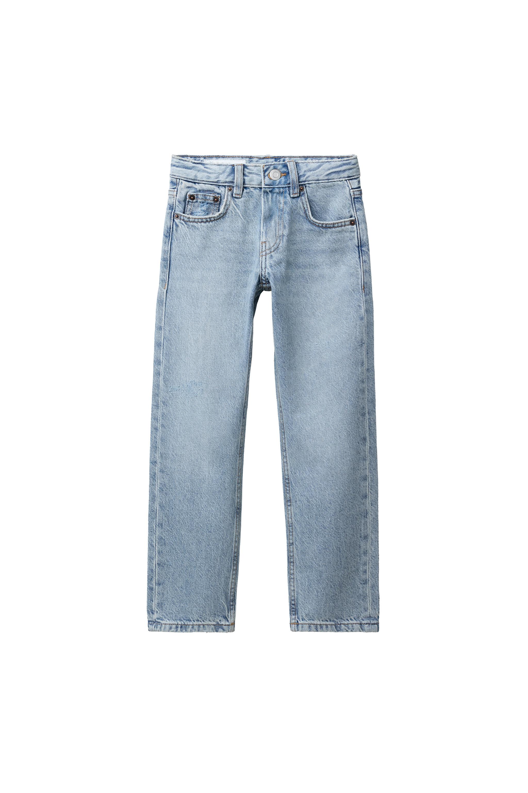 Zara Straight Fit Denim in Light Wash