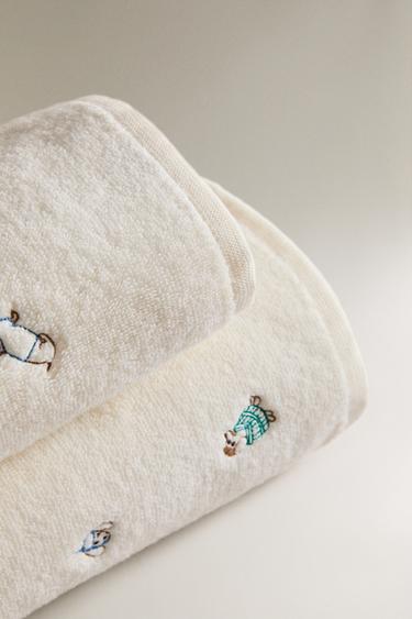 KIDS' DOG TOWEL - Ecru by Zara - Image 1