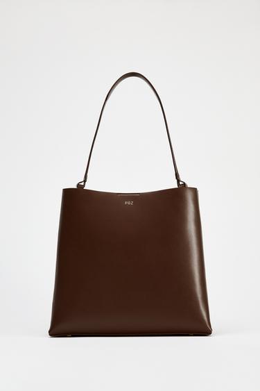SACA MINIMAL - Marrón de Zara