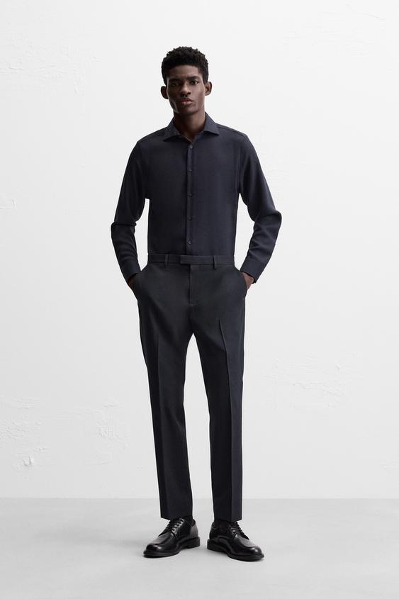 Borneobulletin Camisas Zara Hombre Slim Fit Camisetas Basicas Zara