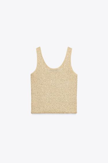 SEQUIN KNIT TOP - Butter by Zara - Image 5