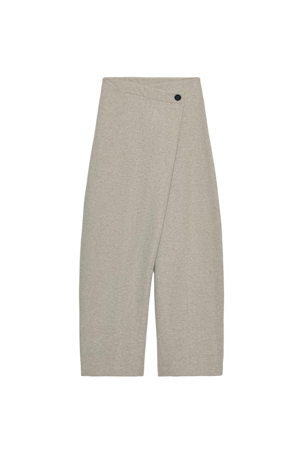 WRAP FRONT BUTTON PANTS - image 3