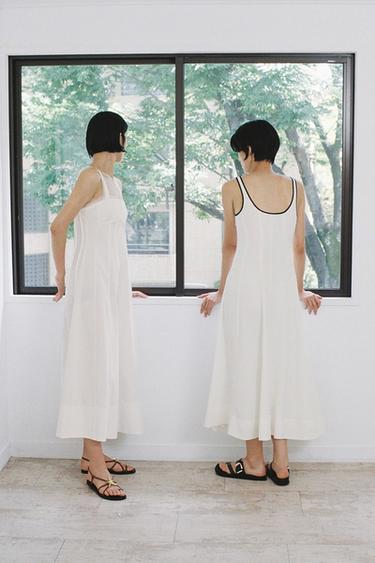 메탈릭 디테일 스트랩 샌들 - Zara 버건디 레드