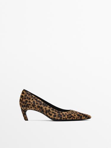 Zara Heeled leopard print shoes - Leopard