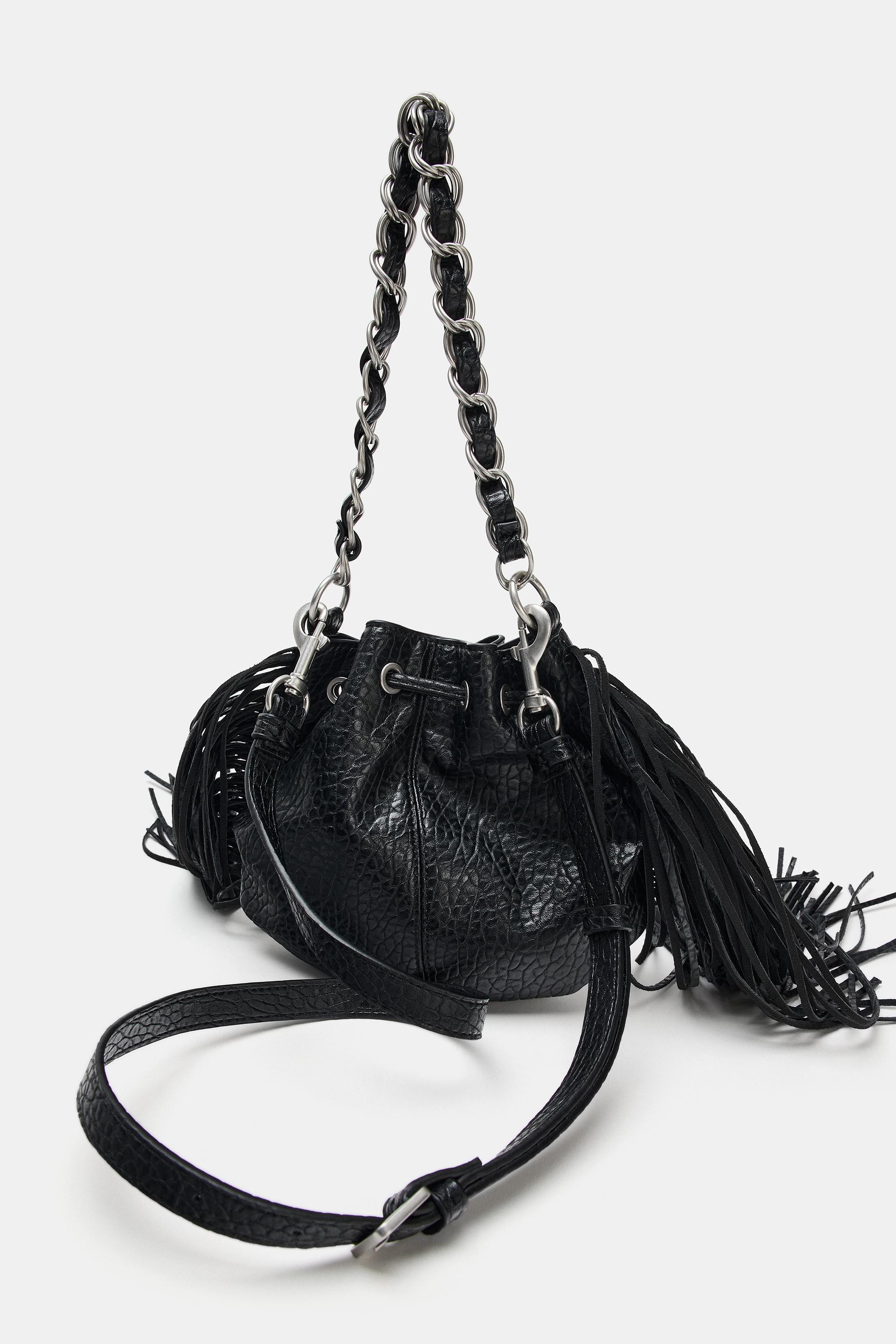 FRINGE SHOULDER BAG
