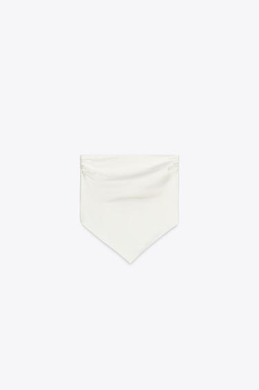 Zara SALLIGA SATIINTOPP - Ecru