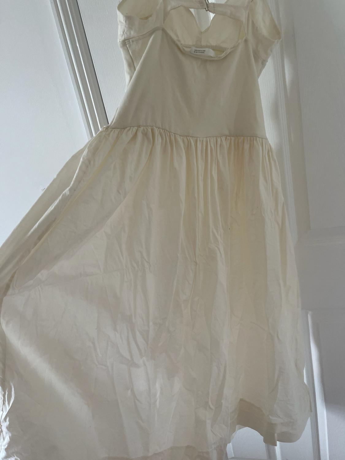 POPLIN CONTRAST DRESS - Image 6