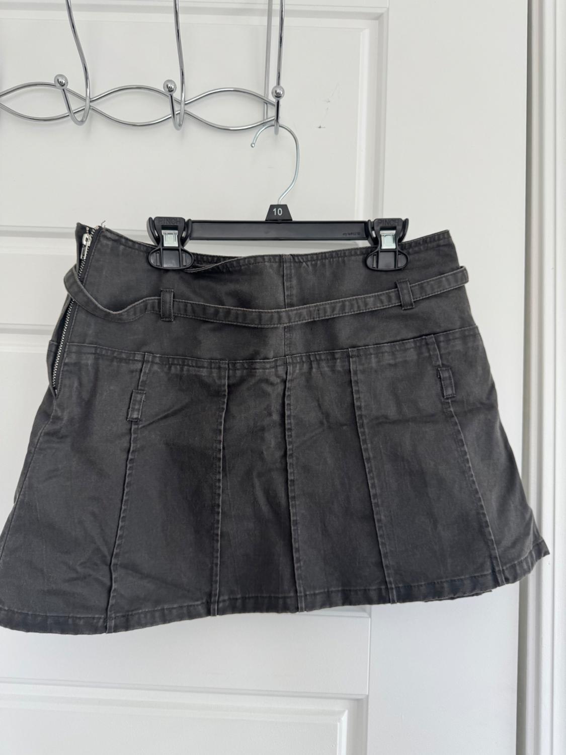 WAXED MINI SKIRT - Image 2